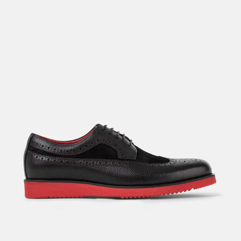 Waterproof Loafers Alexander Black Leather Longwing Sneakers