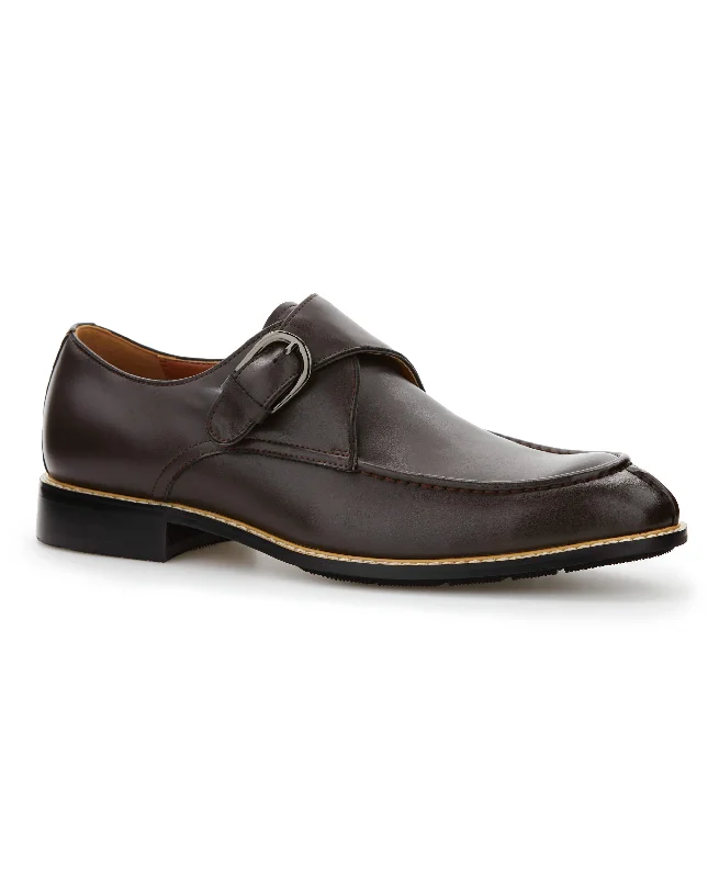 Comfortable Slippers For Home Single Monk Strap Dress Shoe