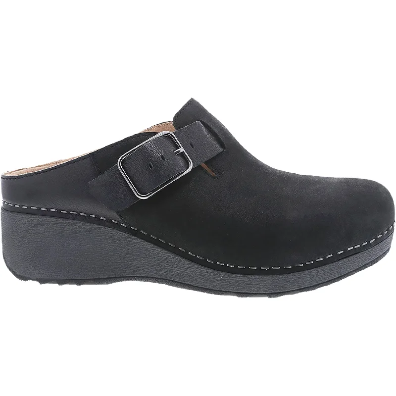 Fashionable Hiking Shoes Women's Dansko Caia Black Milled Nubuck