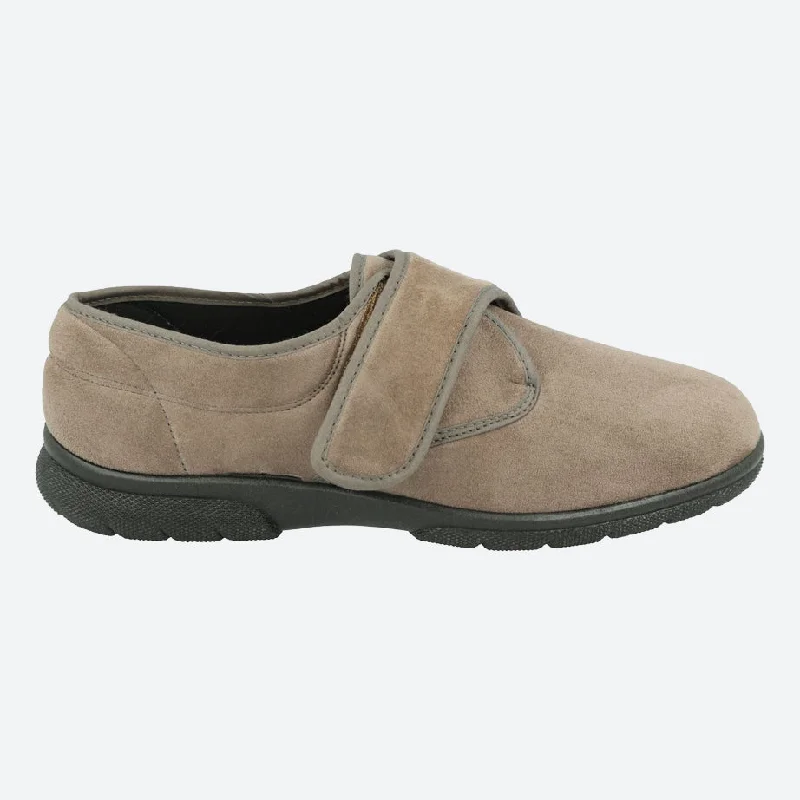 Taupe Stretch Suedette