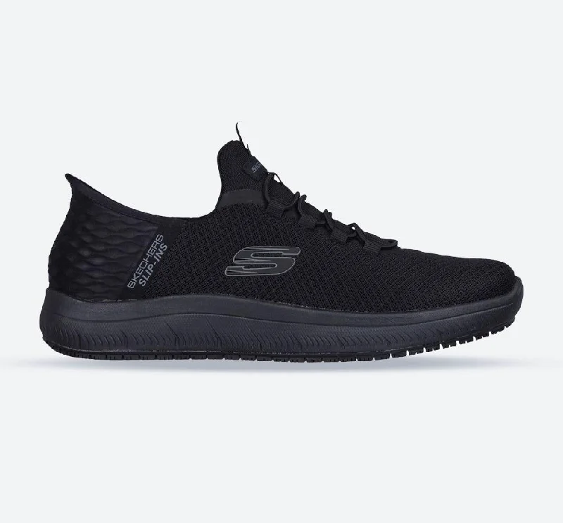 Comfortable Flip Flops Men's Wide Fit Skechers 200205 Summits Slip-ins Colsin Work Sneakers