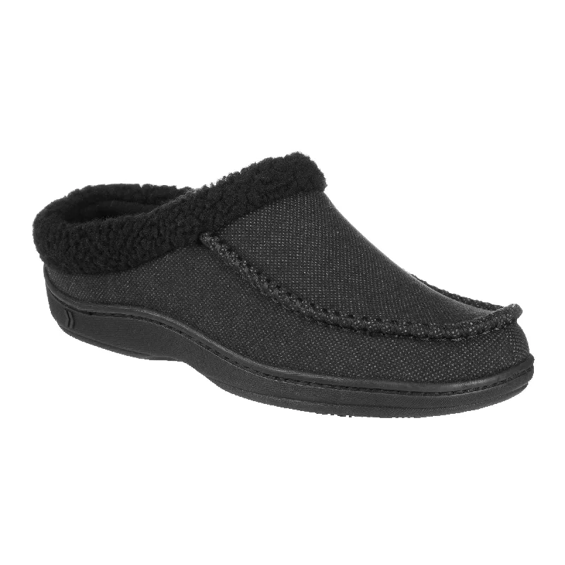 Best Flat Shoes Online Men's Brushed Knit Plaid Lewis Clog Slippers