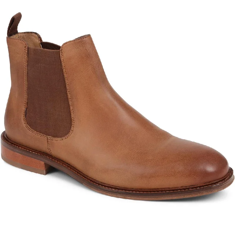 Cozy Casual Shoes Debden Leather Chelsea Boots - DEBDEN / 320 461