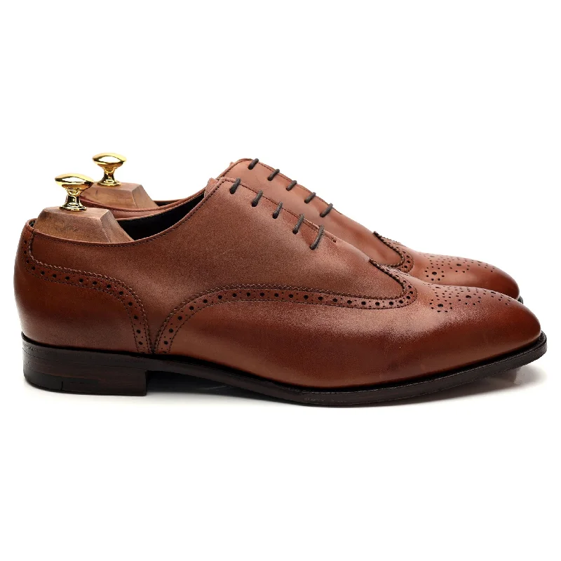Outdoor Running Shoes Shipton & Heneage 'Burlington' Brown Leather Oxford Brogue UK 11 F