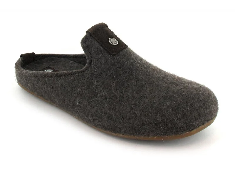 Comfortable Hiking Shoes HAFLINGER Slipper | Everest Lykke, Brown
