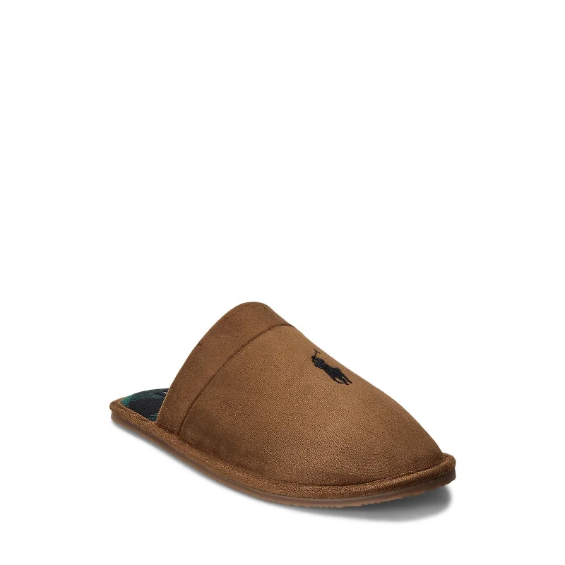 Fashionable Work Boots Polo Ralph Lauren - Klarence Slipper - Tan