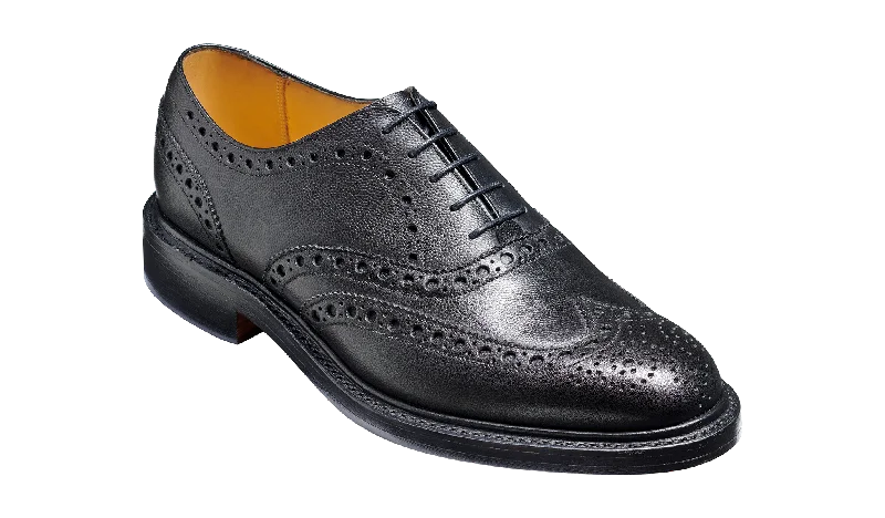 Slip-On Shoes For Men Charles - Black Fine Grain
