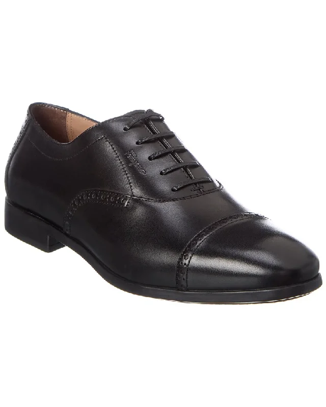Slip-On Shoes For Men Ferragamo Riley Leather Oxford