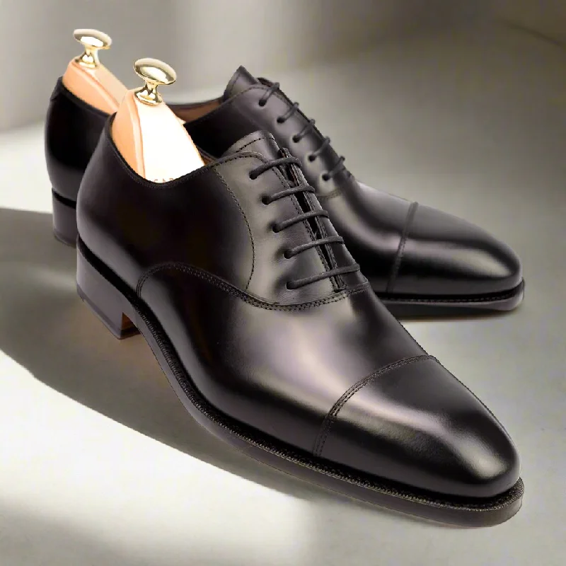 Best Hiking Shoes Online Elliot Black Toecap Oxford