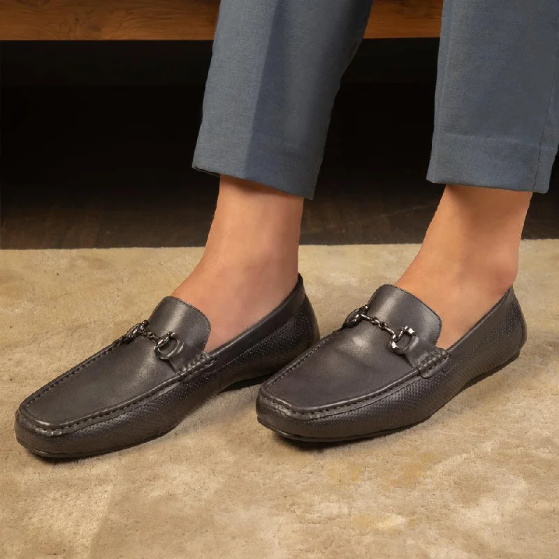 Best Winter Sneakers The Otter Grey Men's Leather Driving Loafers Tresmode
