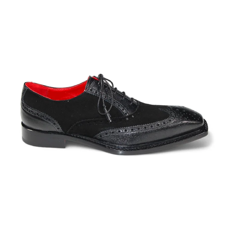 Comfortable Athletic Shoes Emilio Franco Antonio Men's Shoes Black Calf/SuedeSkin Derby Oxfords (EF1146) Comfortable Athletic Shoes Emilio Franco Antonio Men's Shoes Black Calf/SuedeSkin Derby Oxfords (EF1146)