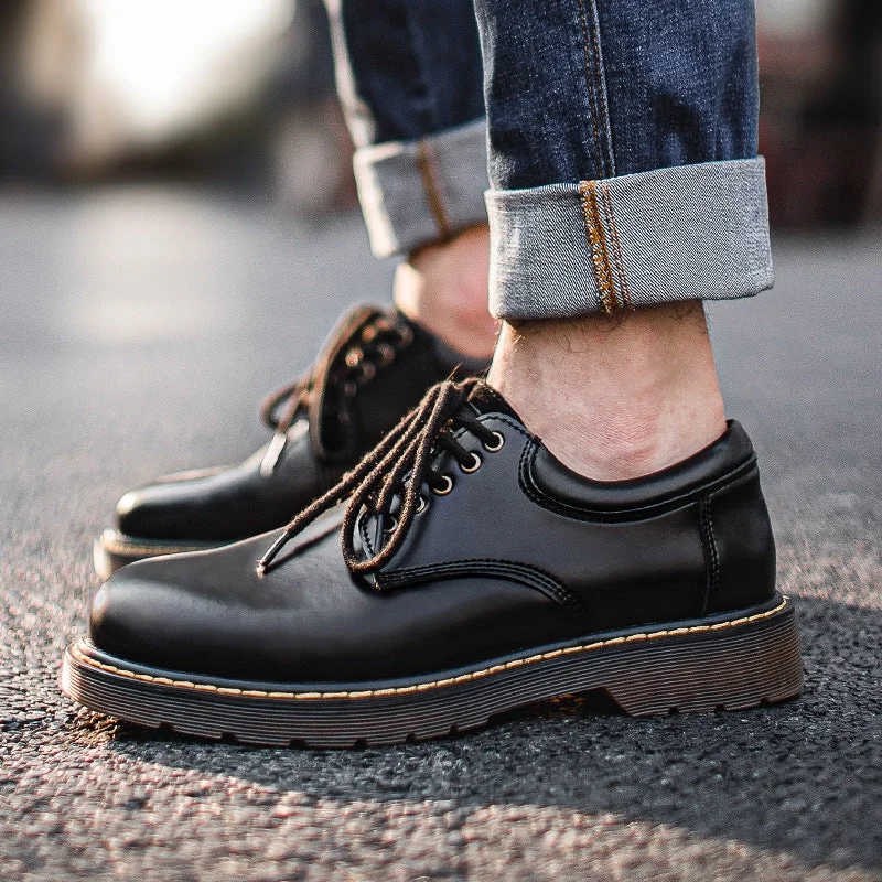 Luxury Sneakers For Sale Men Minimalist Leather Flat Casual Work Shoes