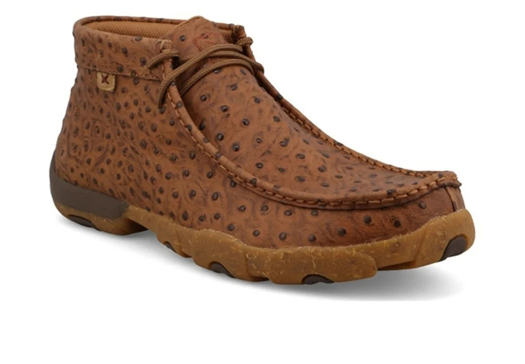 Comfortable Hiking Shoes MEN'S TWISTED X CHUKKA MEN'S DRIVING MOC- COGNAC MDM0100