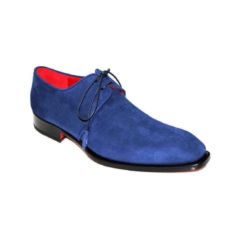 Comfortable Winter Sandals Emilio Franco Gabriele Men's Shoes Navy Suede Leather Oxfords (EF1203) Comfortable Winter Sandals Emilio Franco Gabriele Men's Shoes Navy Suede Leather Oxfords (EF1203)