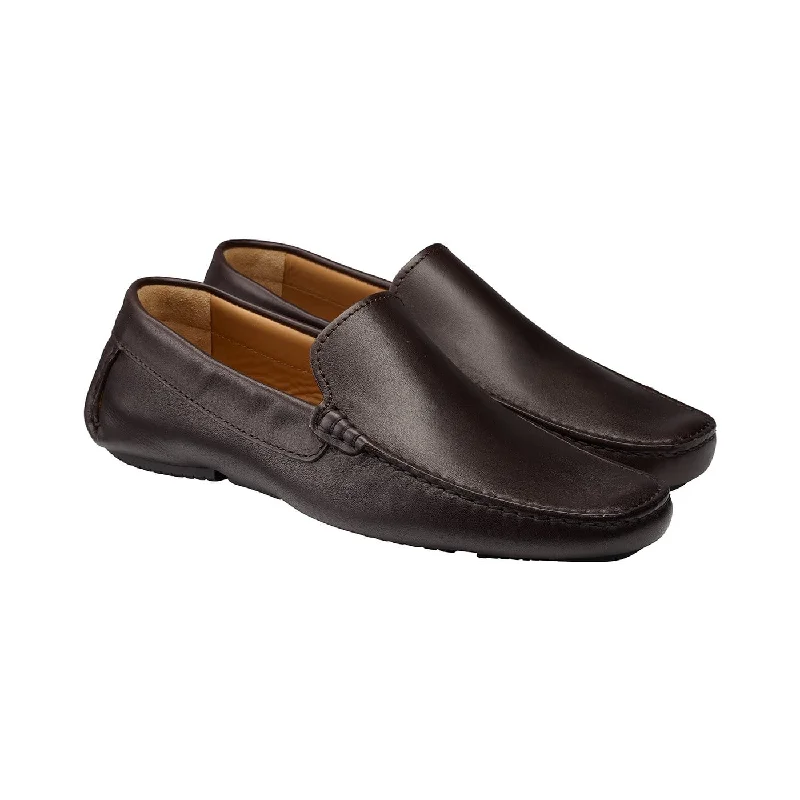 Fashionable Hiking Shoes Como Dark Brown Calf