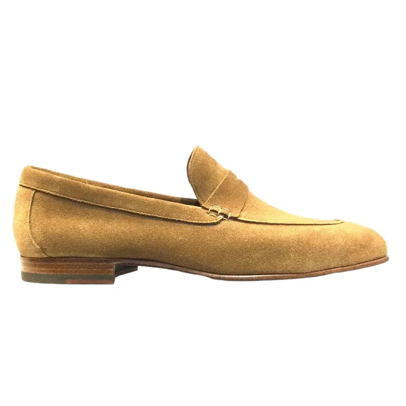 Fashionable Work Boots LOAFER UNLINED WITH PENNY STRAP SUEDE LEATHER