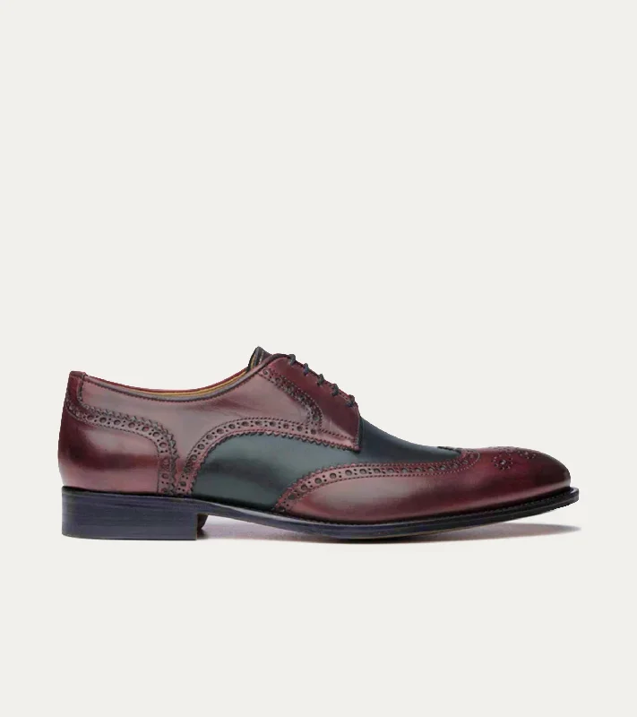 Fashion Sneakers For Work Wingtip Diablo Antique And Dark Grey