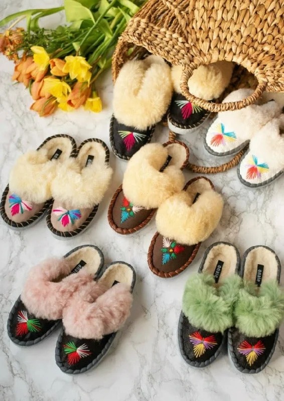 Affordable Hiking Shoes Lucky Dip Sheepskin Mules