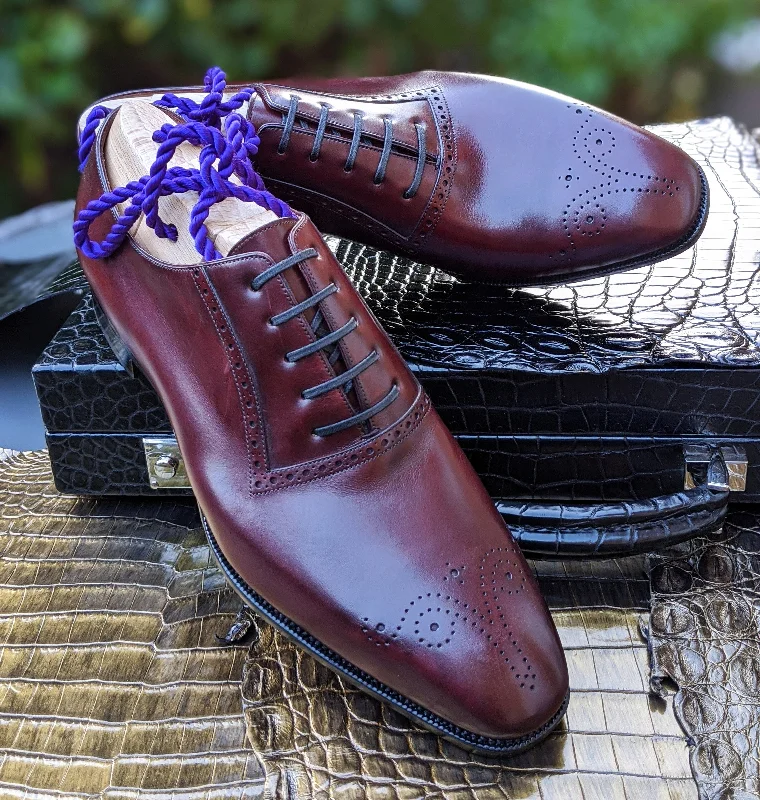 Comfortable Athletic Shoes Ascot Andrew - Bordeaux Calf