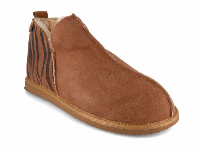 Elegant Wedding Shoes SHEPHERD Women Boots 'Annie', chestnut tiger