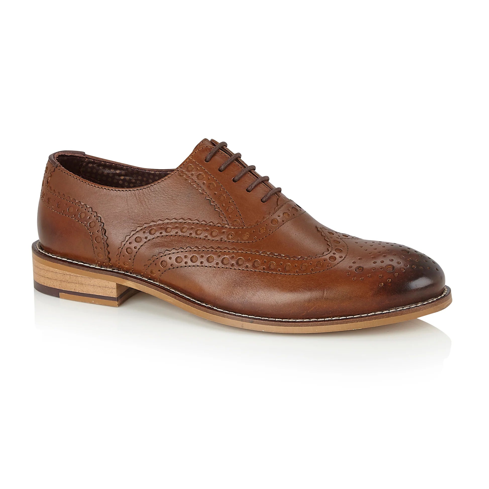 Best Formal Shoes Online Gatsby Leather Brogue Chestnut