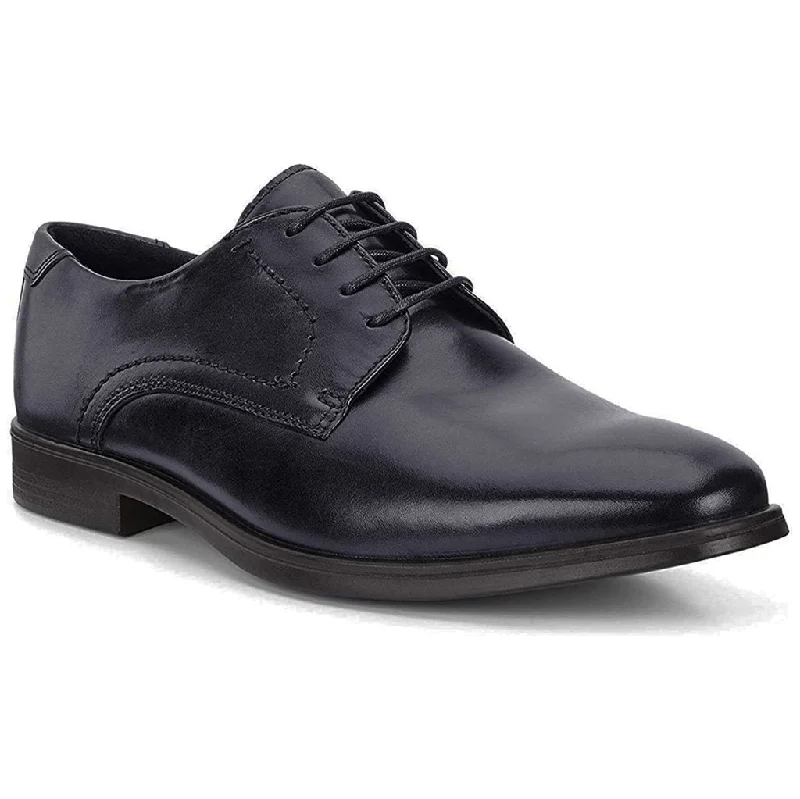 Warm Winter Boots Ecco Melbourne Smooth Leather Men's Formal Shoes