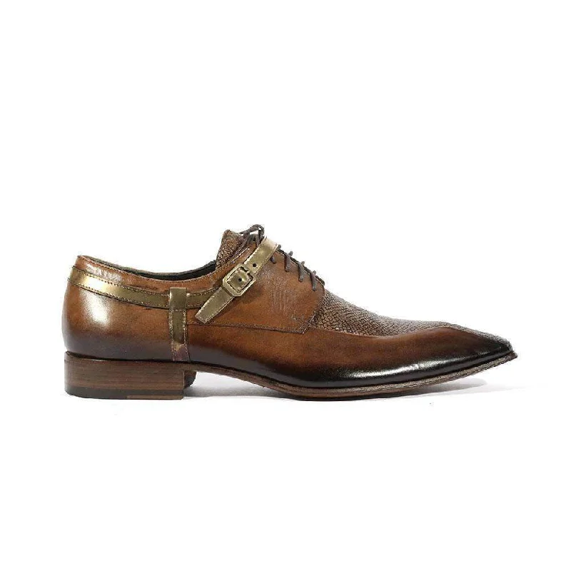 Comfortable Flats For Work Jo Ghost Men's Italian Designer Shoes Diver Reptilis Sigaro Oxfords(JG5101) Comfortable Flats For Work Jo Ghost Men's Italian Designer Shoes Diver Reptilis Sigaro Oxfords(JG5101)