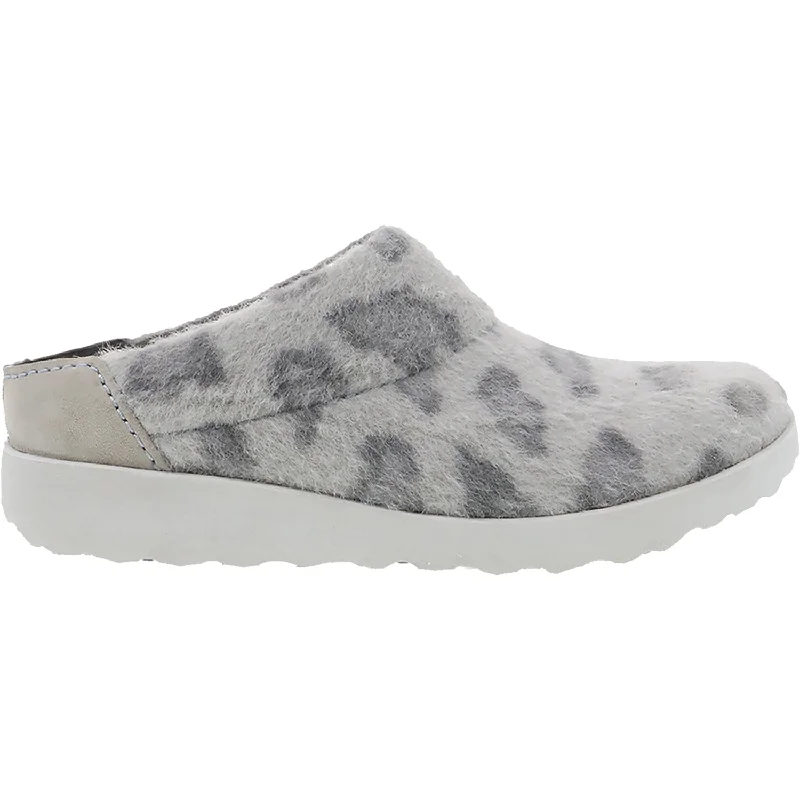 Best Flat Shoes Online Women's Dansko Lucie Grey Leopard Wool