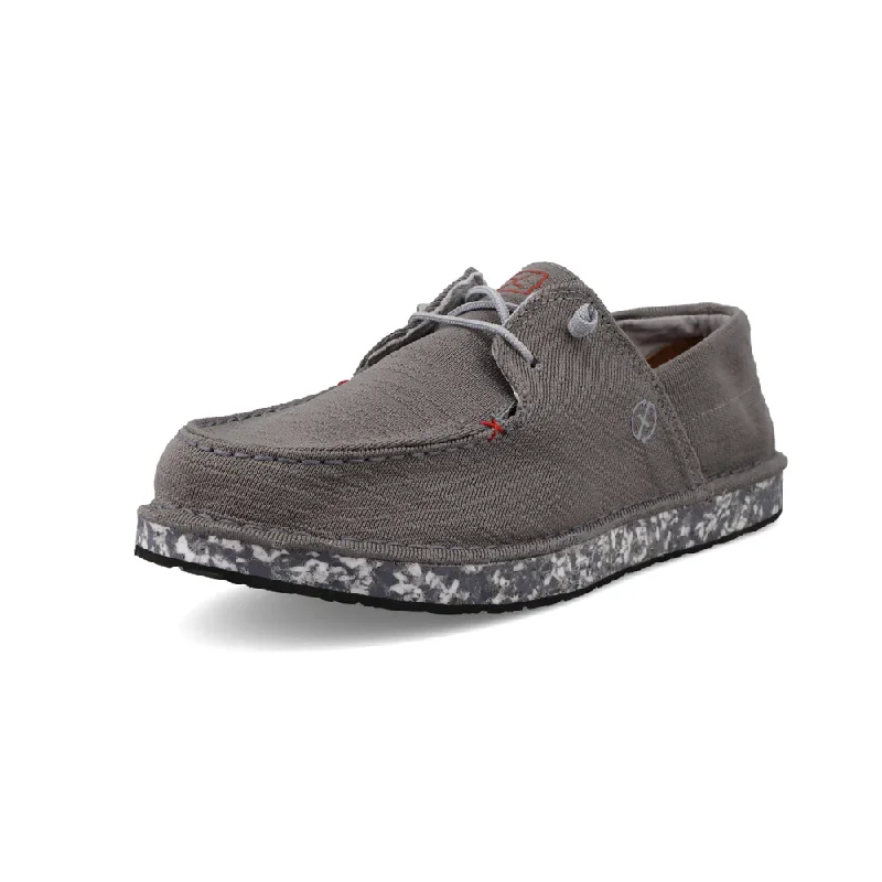 Comfortable Running Sneakers Twisted X Men's MRC0005 CIRCULAR PROJECT GREY BOAT SHOE