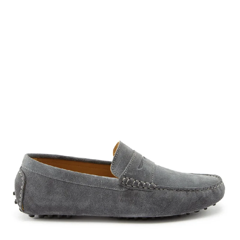 Best Hiking Shoes Online Penny Driving Loafers, slate grey suede