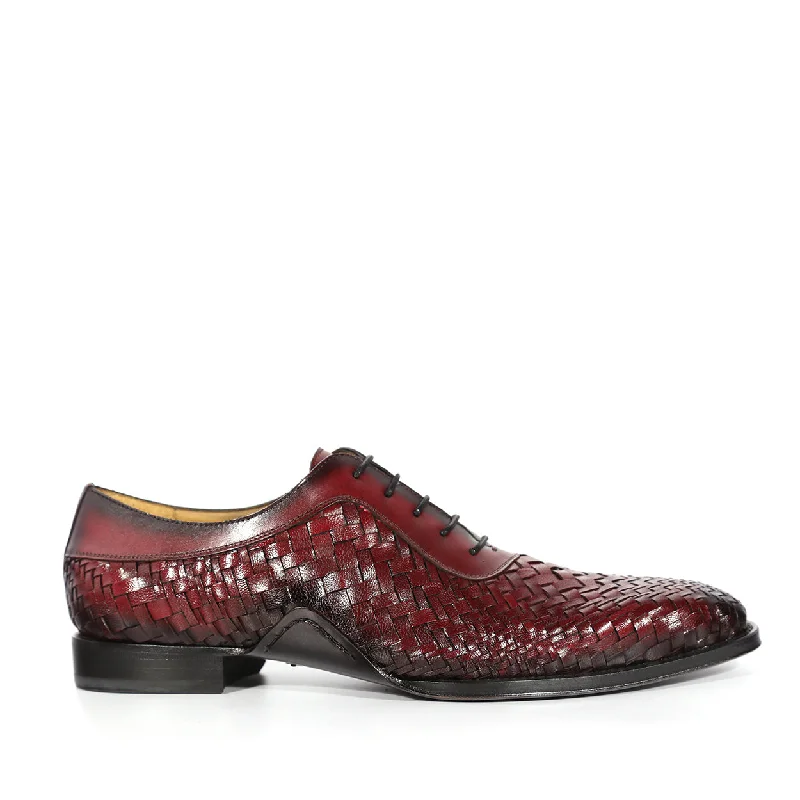 Luxury Boots For Sale Mezlan S20702 Men's Shoes Burgundy Woven Leather Dress/ Formal Laceup Oxfords (MZS3618) Luxury Boots For Sale Mezlan S20702 Men's Shoes Burgundy Woven Leather Dress/ Formal Laceup Oxfords (MZS3618)