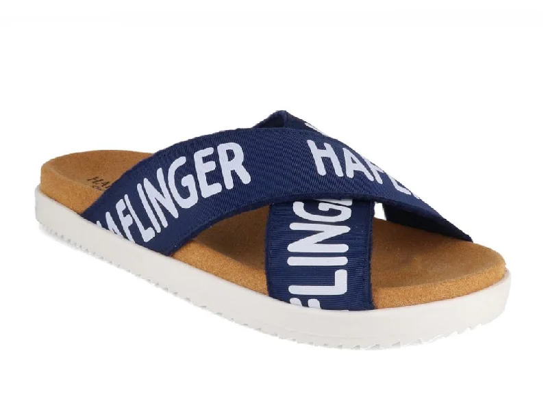 Comfortable Slippers Online HAFLINGER Women Sandals 'Summer Slides Ibiza', blue