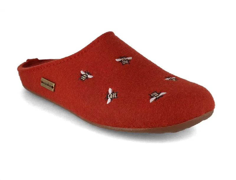 Warm Hiking Boots HAFLINGER Slipper | Everest Api, Terracotta