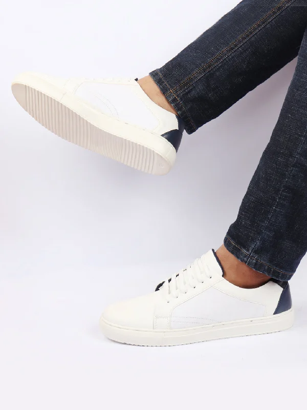 Fashionable Sneakers Collection Men White Outdoor Classic Lace Up Sneakers Shoes