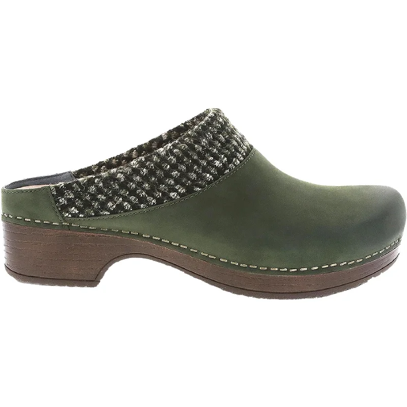 Outdoor Shoes Collection Women's Dansko Bev Lichen Burnished Nubuck