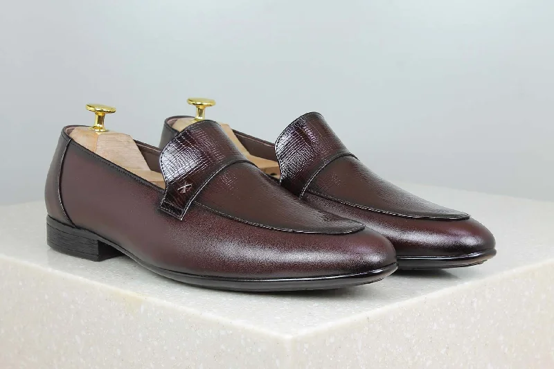 Luxury Sneakers For Sale Formal Slippons-Wine