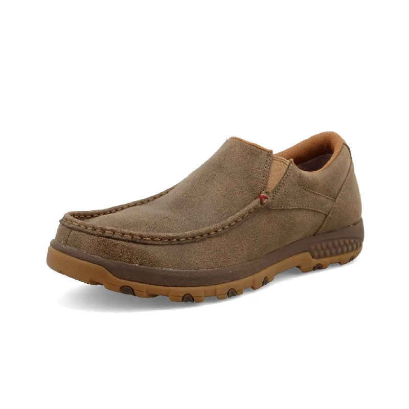 Comfortable Slippers For Home Twisted X Men's Slip On Driving Moc- Bomber