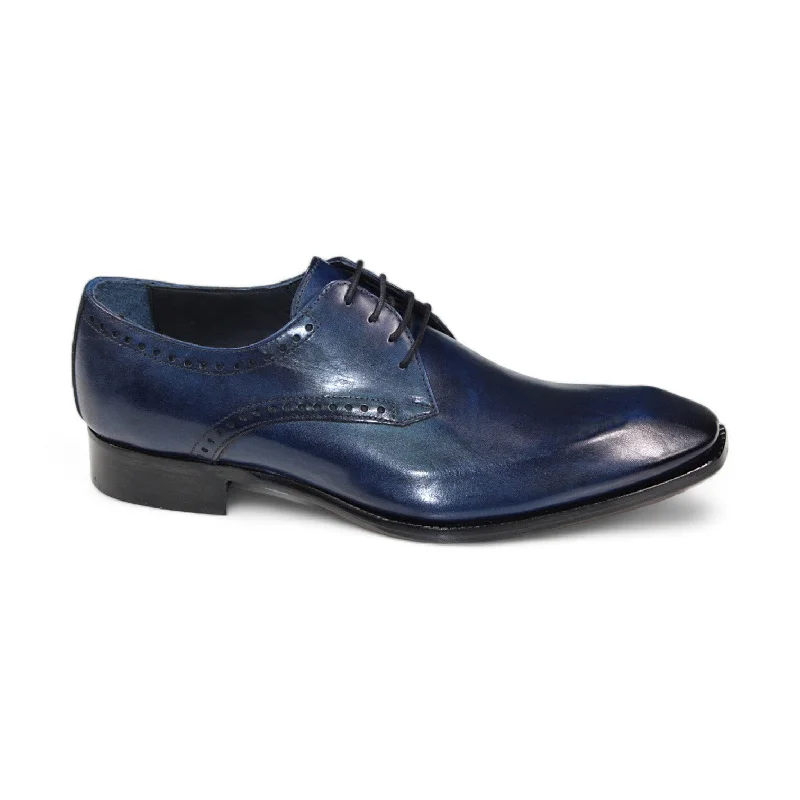 Formal Leather Shoes Duca Arpino Men's Shoes Navy Calf-Skin Leather Oxfords (D1131) Formal Leather Shoes Duca Arpino Men's Shoes Navy Calf-Skin Leather Oxfords (D1131)