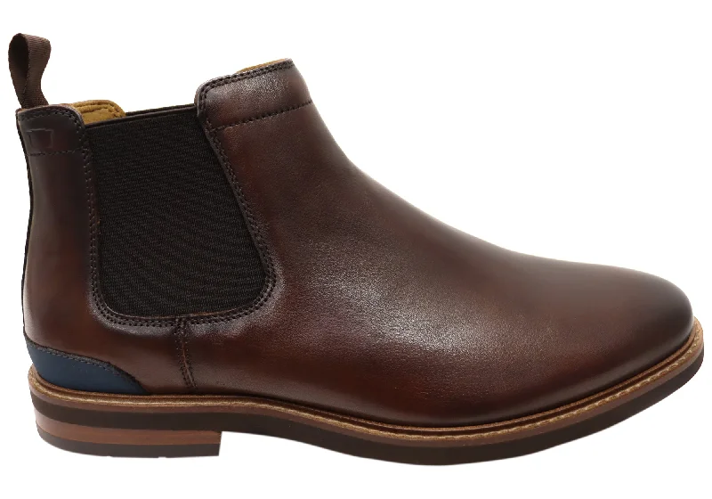 High Fashion Footwear Florsheim Mens EEE Wide Leather Highland Chelsea Plain Toe Gore Boots High Fashion Footwear Florsheim Mens EEE Wide Leather Highland Chelsea Plain Toe Gore Boots