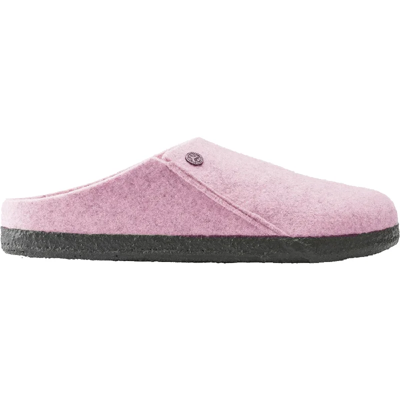 Trendy Casual Sandals Women's Birkenstock Zermatt Shearling Soft Pink Wool