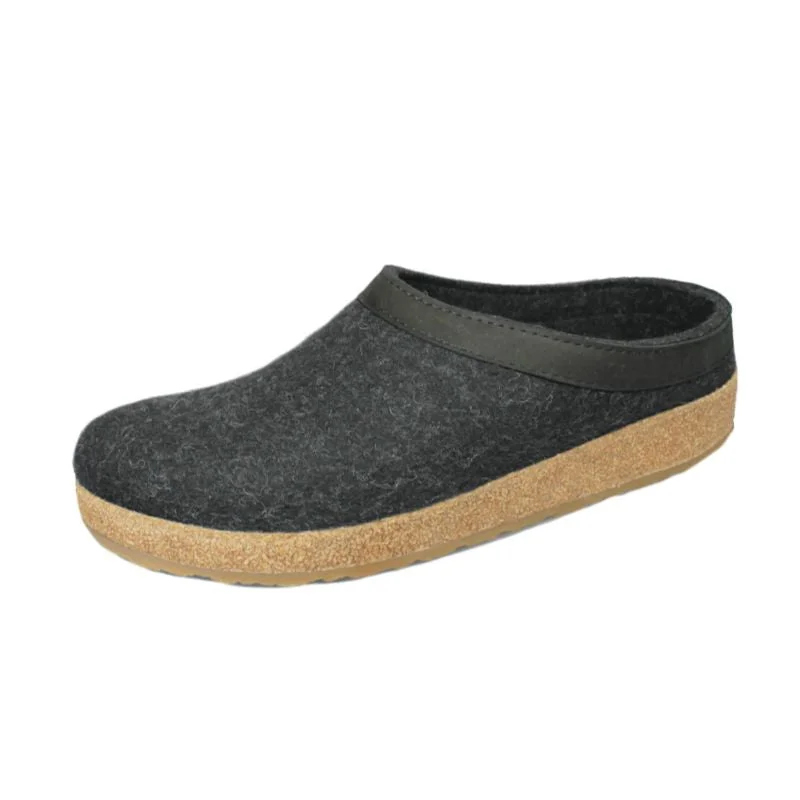 Durable Sports Sneakers Haflinger GZL44 Charcoal Unisex Slippers
