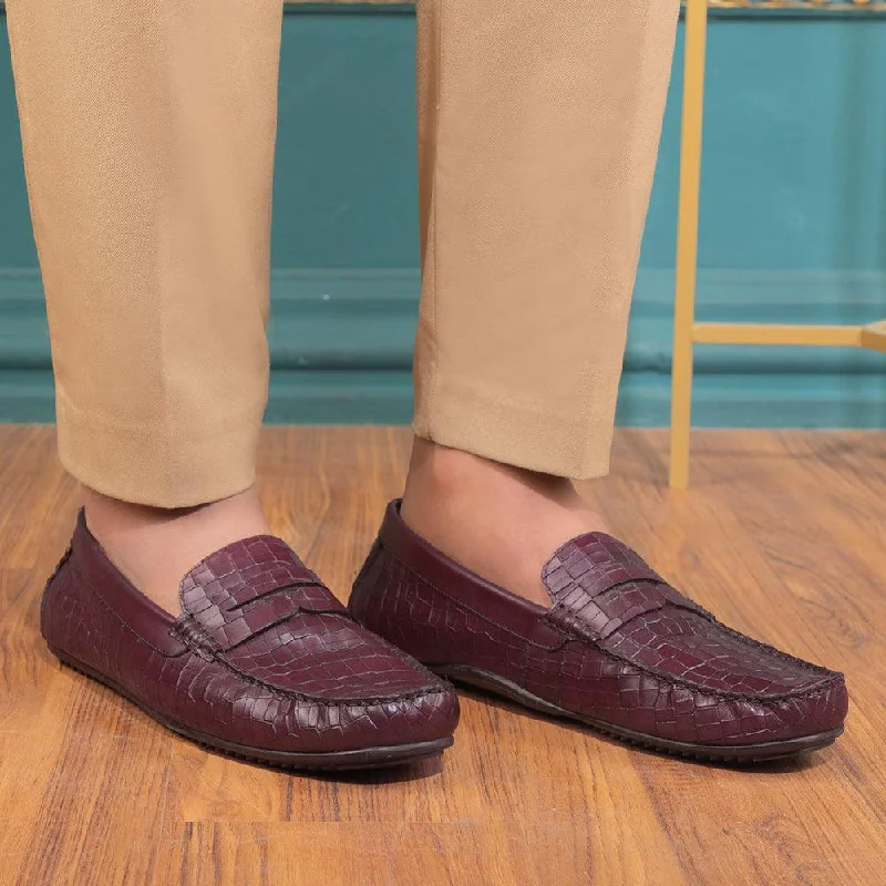 Comfortable Running Sneakers The Avyo Brown Men's Leather Loafers Tresmode