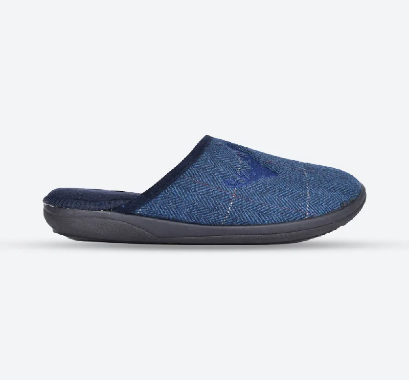 Casual Snow Shoes Mens Wide Fit Padders Stag Mule Slippers