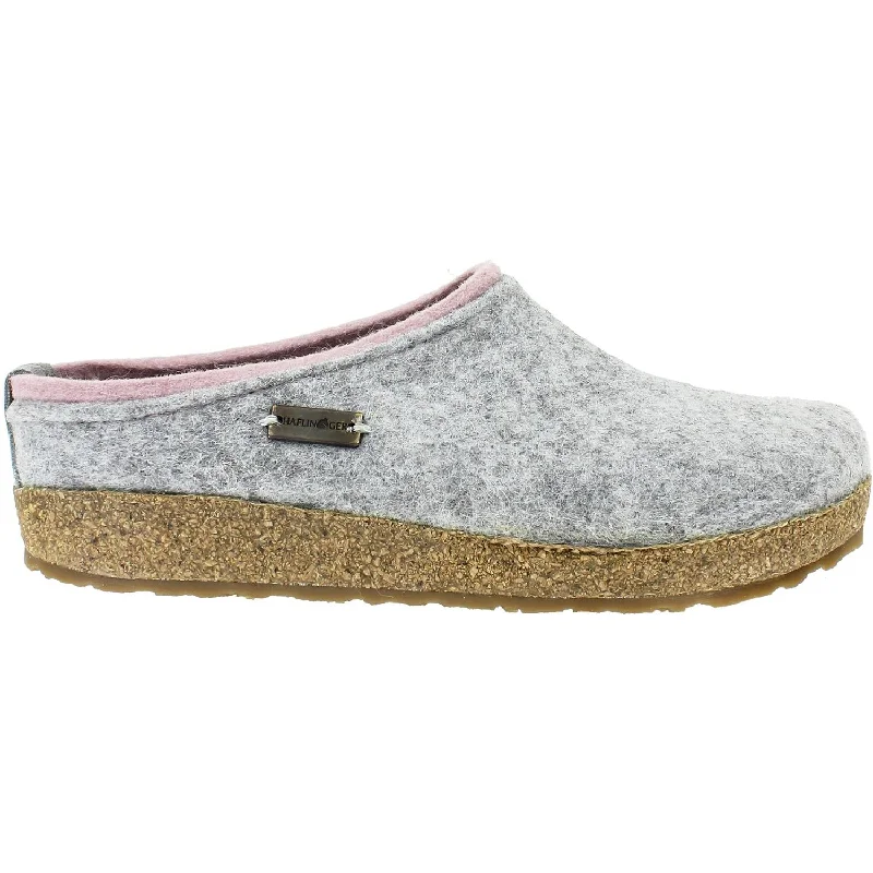 Stylish Boots For Work Women's Haflinger Kris Silver Grey Wool
