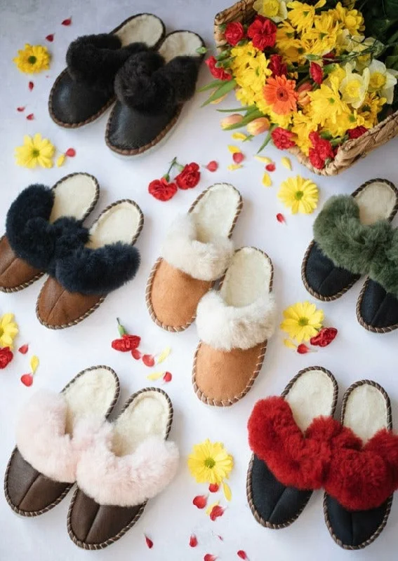 Stylish Casual Footwear Lucky Dip Women's Sheepskin Mules
