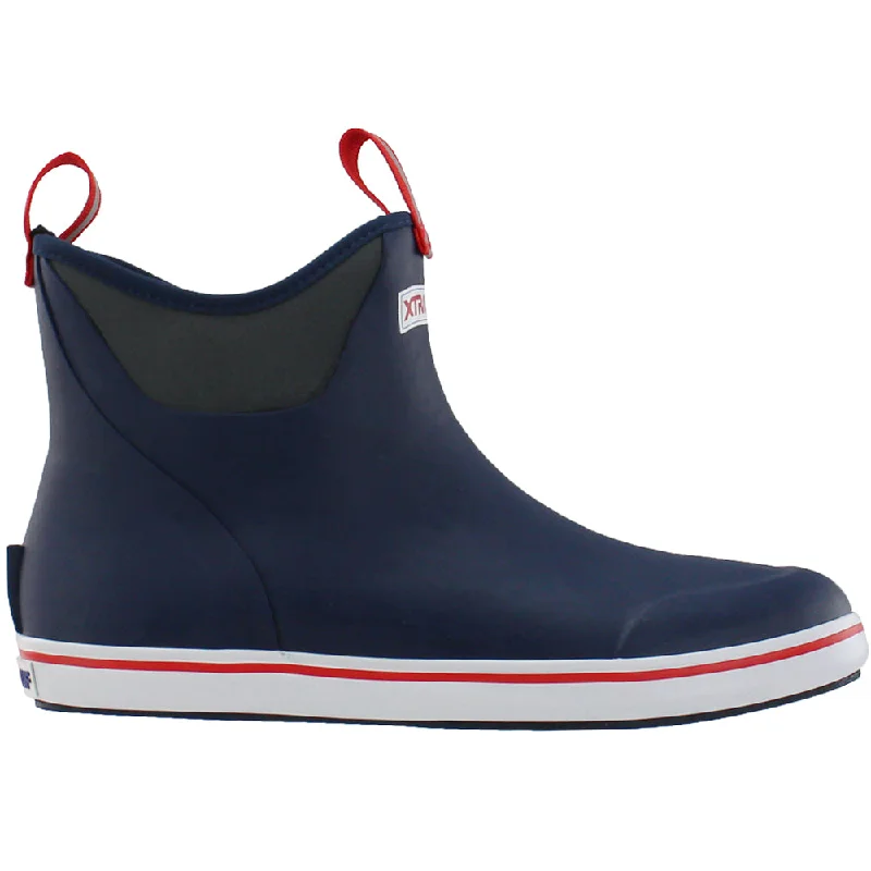 Slip-On Shoes For Men Ankle Deck Pull on Boots