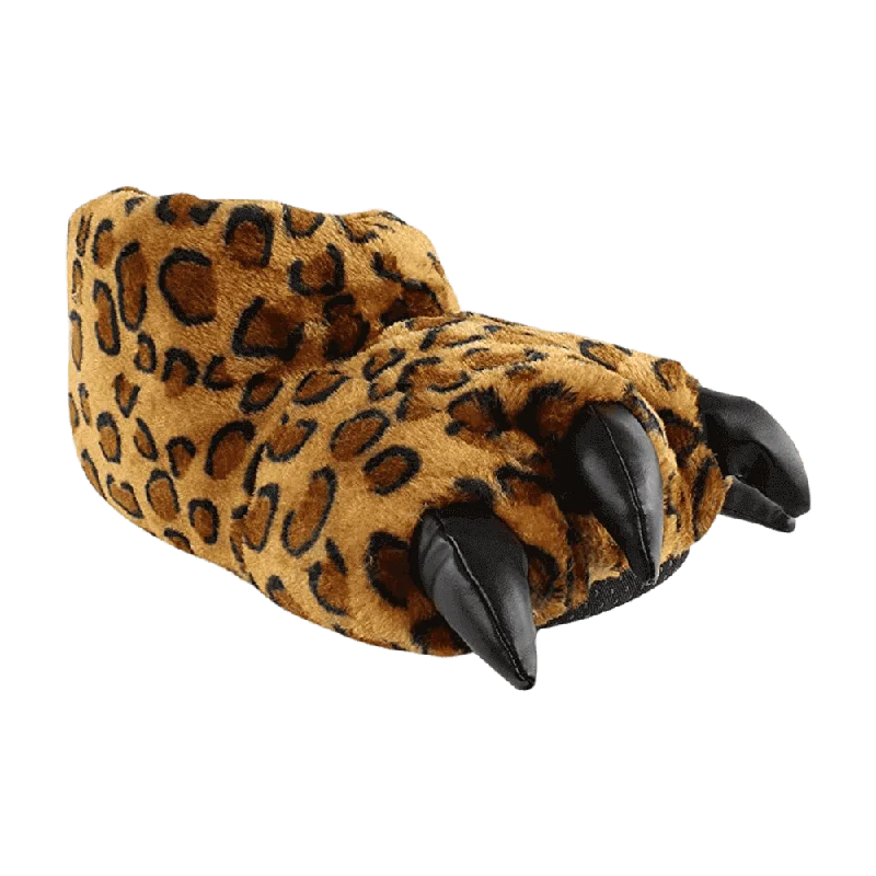 Comfortable Heeled Shoes Leopard Claw Foot Slippers