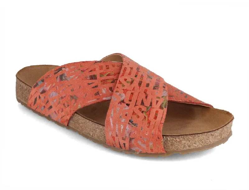 Elegant Wedding Shoes HAFLINGER Women Bio Sandals 'Mio', coral words