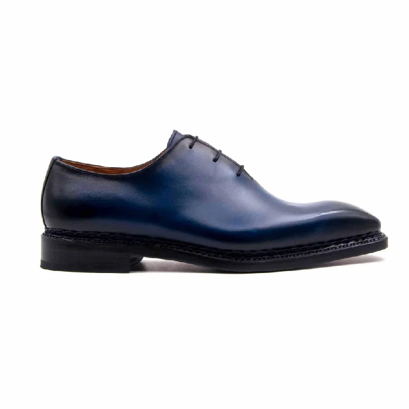 Classic Oxford Shoes Jason Sr Wholecut Lace Up Shoes - Navy