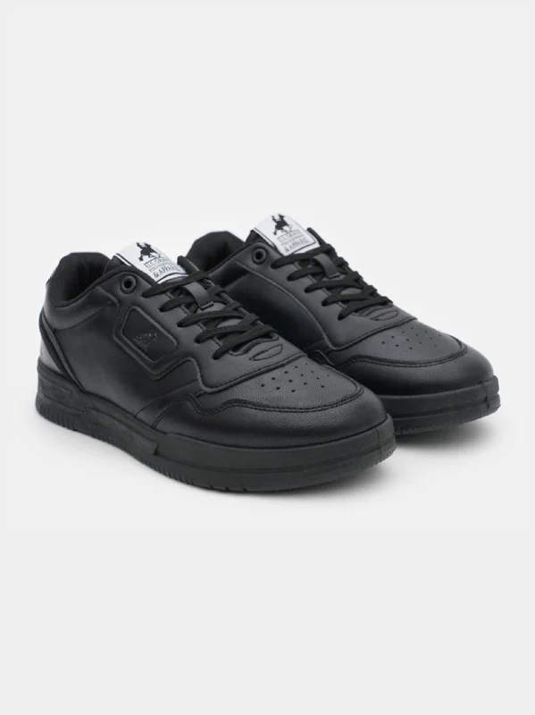 Comfortable Sandals For Summer Men's Plain Sneakers,Black